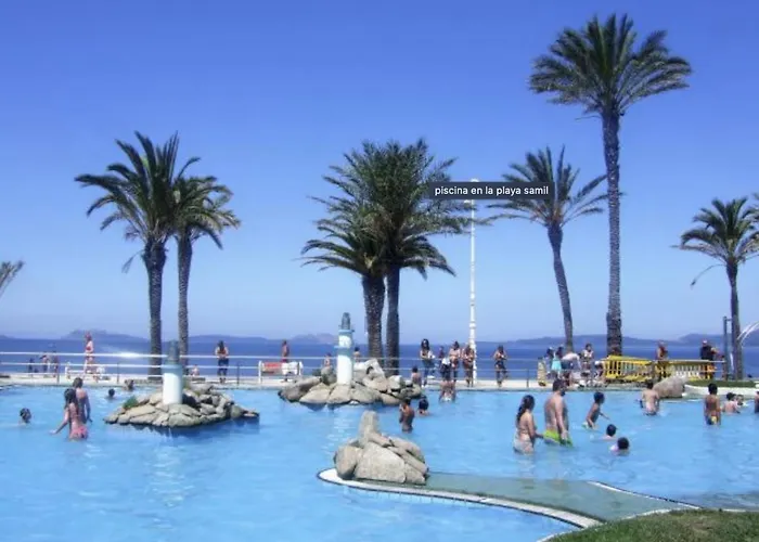 Apartamento Samil Apartment, Primera Línea De Playa Con Wifi Y Garaje Vigo